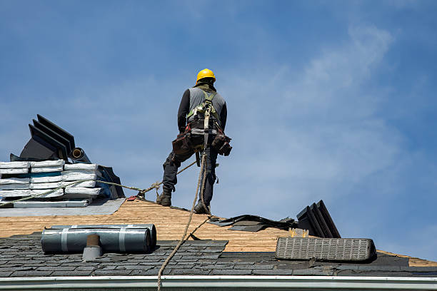 Professional Metal Roofing technician working in El Paso, IL
